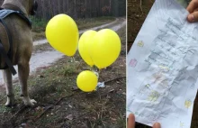 Na balonach z Czech. Znaleźli list, chcą być Mikołajem małego Tomka