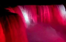 Słynny wodospad Niagara znów podświetlony w polskie barwy