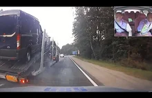 Szalony pościg za kierowcą ciężarówki na Białorusi