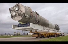 Jak SpaceX transportuje rakiety Falcon 9?