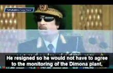 Gaddafi speech