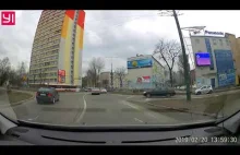 Taksówkarz pokazuje, kto rządzi na ulicach Sosnowca :)