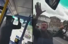 Imigrancki kierowca autobusu zaatakowany przez Brytyjczyka. 'Wracaj do swojego..