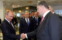 Zakończyło się spotkanie Putina z Poroszenką. Rozmawiano m.in. o umowie...