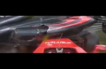 Kraksa Alonso i Raikkonena - GP Austrii 2015