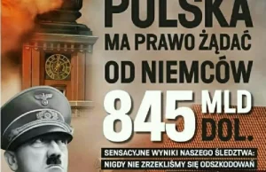 Ile Niemcy powinni zapłacić Polsce za wojnę?