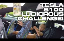 Tesla Model S P90D Ludicrous mode i zakład z synem o 100 $