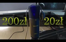 Novox NC-1 [220zł] vs Tani mikrofon [20zł] - Unboxing i Test [Pop-filtr]