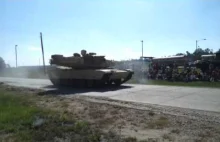 M1 Abrams - pokaz szybkości i mobilności czołgu US Army.