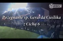 Tak wyglądało pożegnanie Gerarda Cieślika ze swoim stadionem i kibicami.
