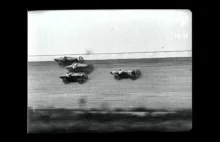 Pierwszy nagrany wypadek w wyścigach samochodowych