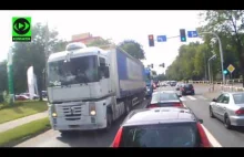 Zawiercie: kierowca ciężarówki próbował zaatakować innego kierowcę.
