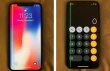 Niektóre jednostki iPhone X z dziwną zieloną linią wzdłuż krawędzi...