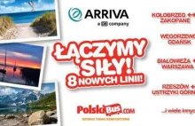 Polskibus.com: 8 nowych linii, 19 nowych miast. Bilety od 1 PLN!