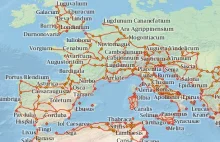 "Google maps" starożytnego Rzymu.