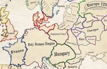 Ciekawostki na mapach: Mapa Europy w 1226r.