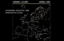 Jak rozprzestrzeniała się radioaktywna chmura po katastrofie w Czarnobylu?