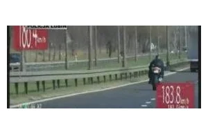 Lubin Extra! - Motocyklista zapłacił tysiaka (FILM