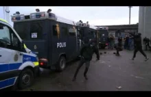 "Szwedzcy" kibice atakują policjantów