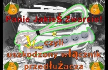 Uszkodzony włącznik przedłużacza