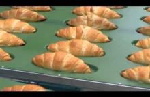 Proces produkcji nadziewanych rogalików Croissant