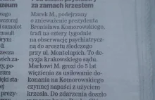 Pod okiem psychiatry za zamach krzesłem