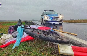 Jednego dnia dostał mandat za brak oświetlenia w rowerze, na drugi dzień...