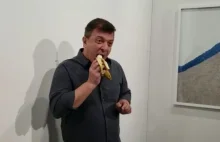 Man arrested after eating $120,000 banana from Art Basel exhibition