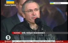 Wystąpienie Chodorkowskiego na majdanie