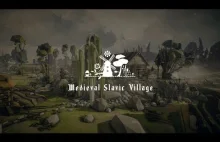 Low Poly Medieval Slavic Village
