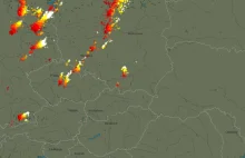Blitzortung.org - Genialna strona na której sprawdzisz gdzie jest burza