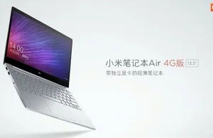 Xiaomi Mi Notebook Air 4G zaprezentowany.