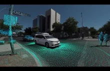 A tak widzi świat autonomiczny pojazd od Waymo - Krótka przejażdżka w 360°