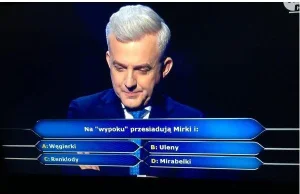 Wpadka w Milionerach. O co chodzi z "wypok"?