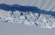 Duże pękniecie formuje się na Antarktyce