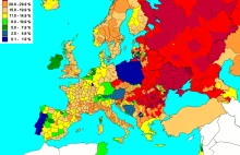 Procent ciąży zakończonych aborcją w Europie