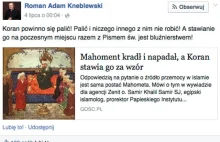 Polski ksiądz wzywa do palenia Koranu.