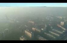 Smog we Wrocławiu - Widok ze Sky Tower (FILM)