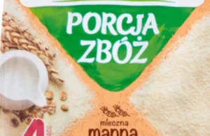 Żywność dla niemowląt z olejem palmowym