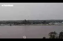 Nagranie wypadku na pokazach lotniczych w Płocku