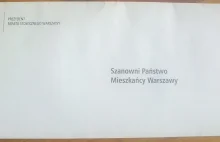 Dzisiaj przyszedł list ze słynnymi przeprosinami od HGW za 100 tysięcy złotych