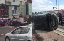 Karambol w Krakowie. Ciężarówka staranowała 18 samochodów