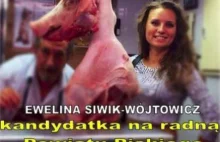 Nie jestem świnią, by nażreć się przy korycie - szokujący plakat wyborczy