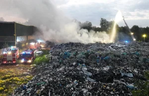 Pożar składowiska w Skawinie!