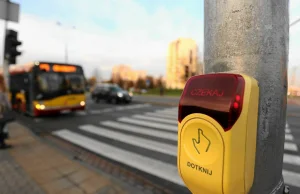 W Warszawie chcą usunięcia żółtych przycisków na przejściach dla pieszych