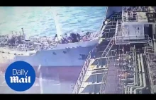 Tankowiec rozbija się o inny statek w porcie na Tajwanie