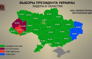 Wyborcy Zelenskiego zacierają podział Ukrainy na Wschód i Zachód