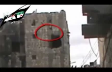 FSA blows up a Building full of SAA and a Syrian soldier survived the...