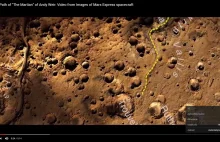 MARS: Rejon z "Marsjanina" według sondy Mars Express [VIDEO