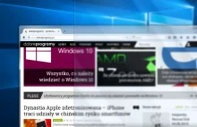 Problemy z wydajnością powodem braku rozmycia tła paska zadań w Windows 10